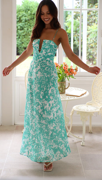 Silvester Maxi Dress (Green)