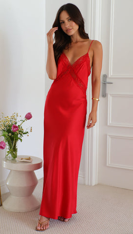 Aradia Maxi Dress (Ruby)