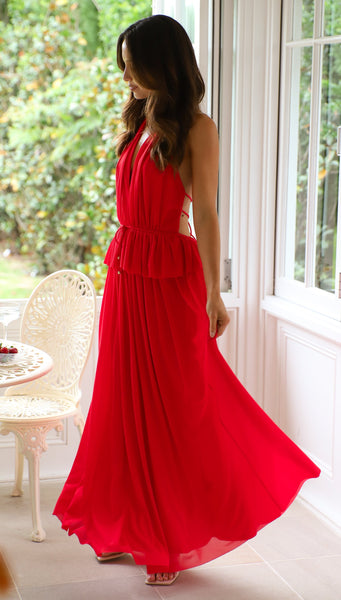 Estila Maxi Dress (Red)