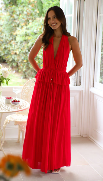 Estila Maxi Dress (Red)