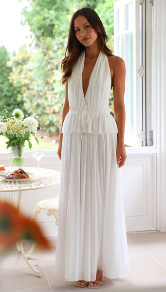 Estila Maxi Dress (White)