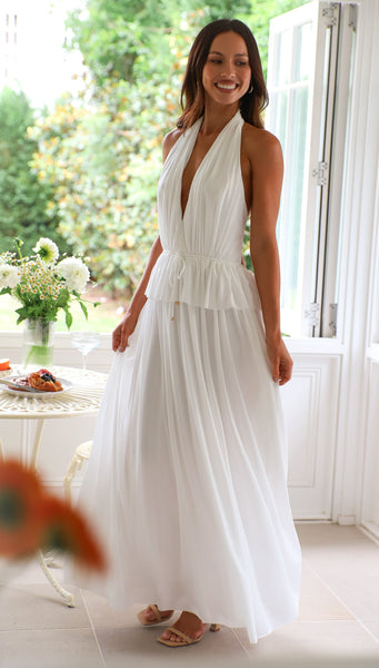 Estila Maxi Dress (White)