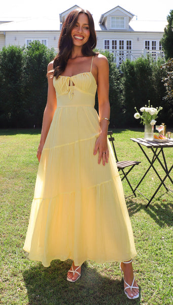 Julia Maxi Dress (Lemon)