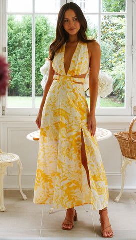 Sundae Maxi Dress (Yellow)