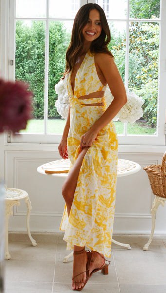 Sundae Maxi Dress (Yellow)