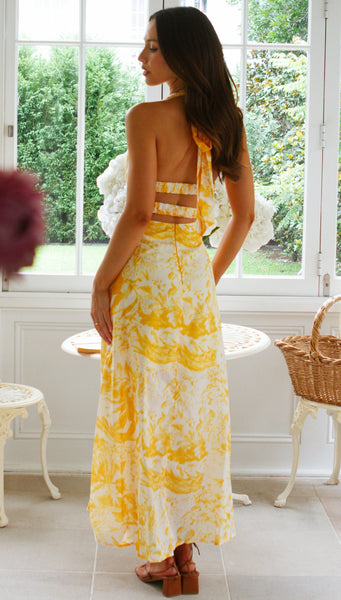 Sundae Maxi Dress (Yellow)