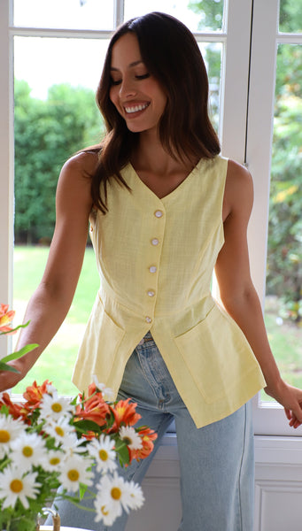 Sloane Top (Lemon)