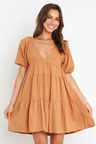 Lorey Dress - Tan