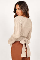 Brother Knit Sweater - Beige
