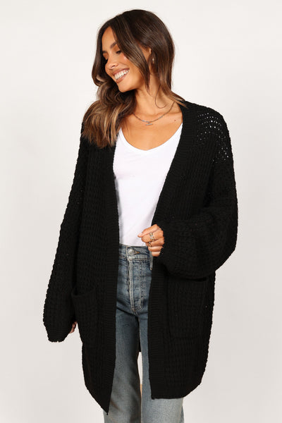 Leyonie Cardigan - Black