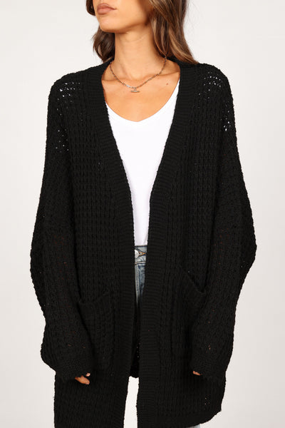 Leyonie Cardigan - Black