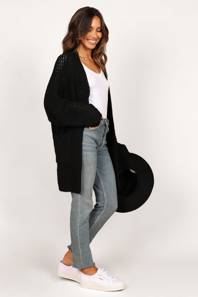 Leyonie Cardigan - Black