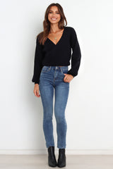 Lucy Knit Sweater - Black