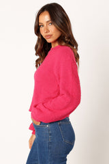 Sariah Knit Sweater - Magenta