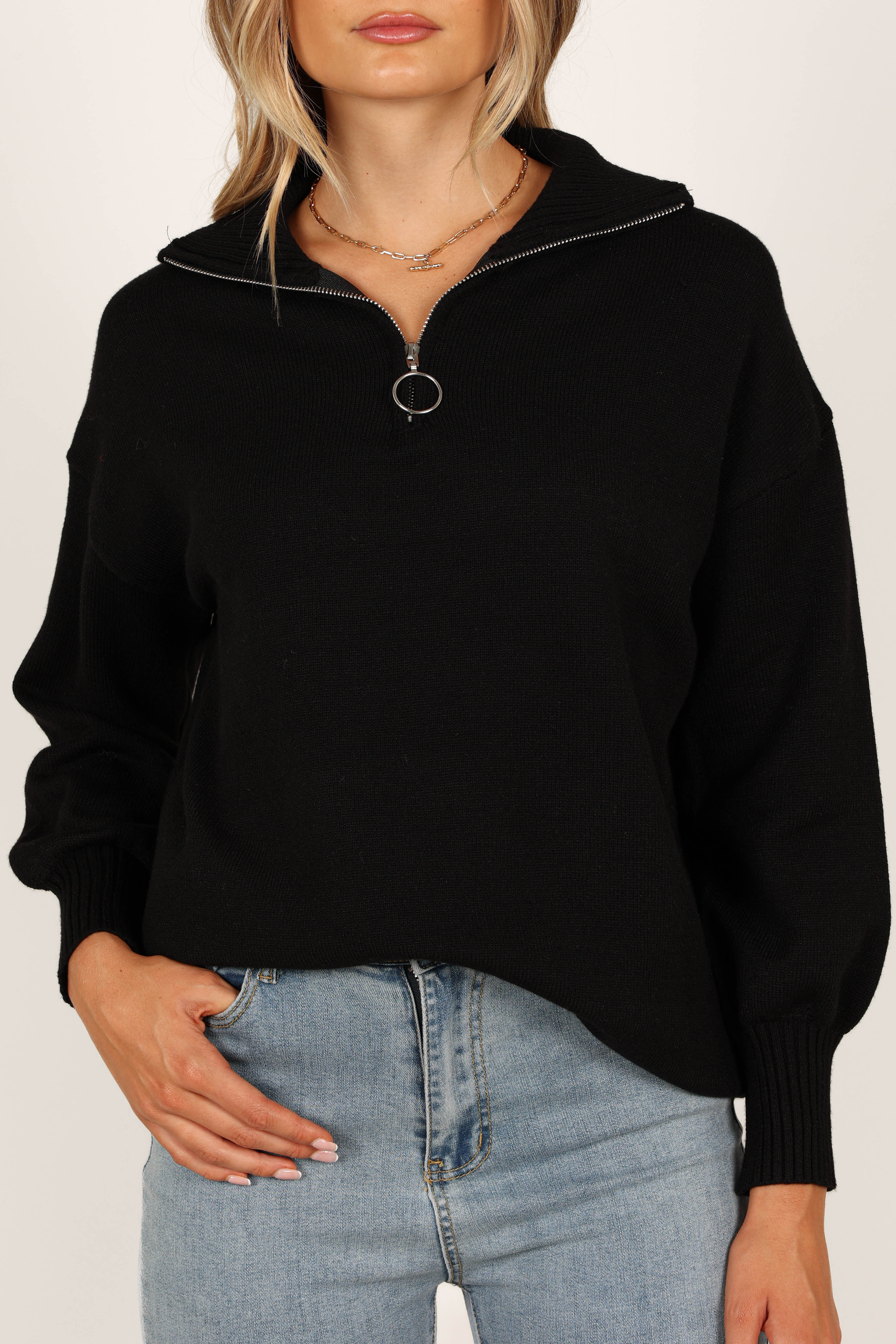 Whistler Knit Sweater - Black