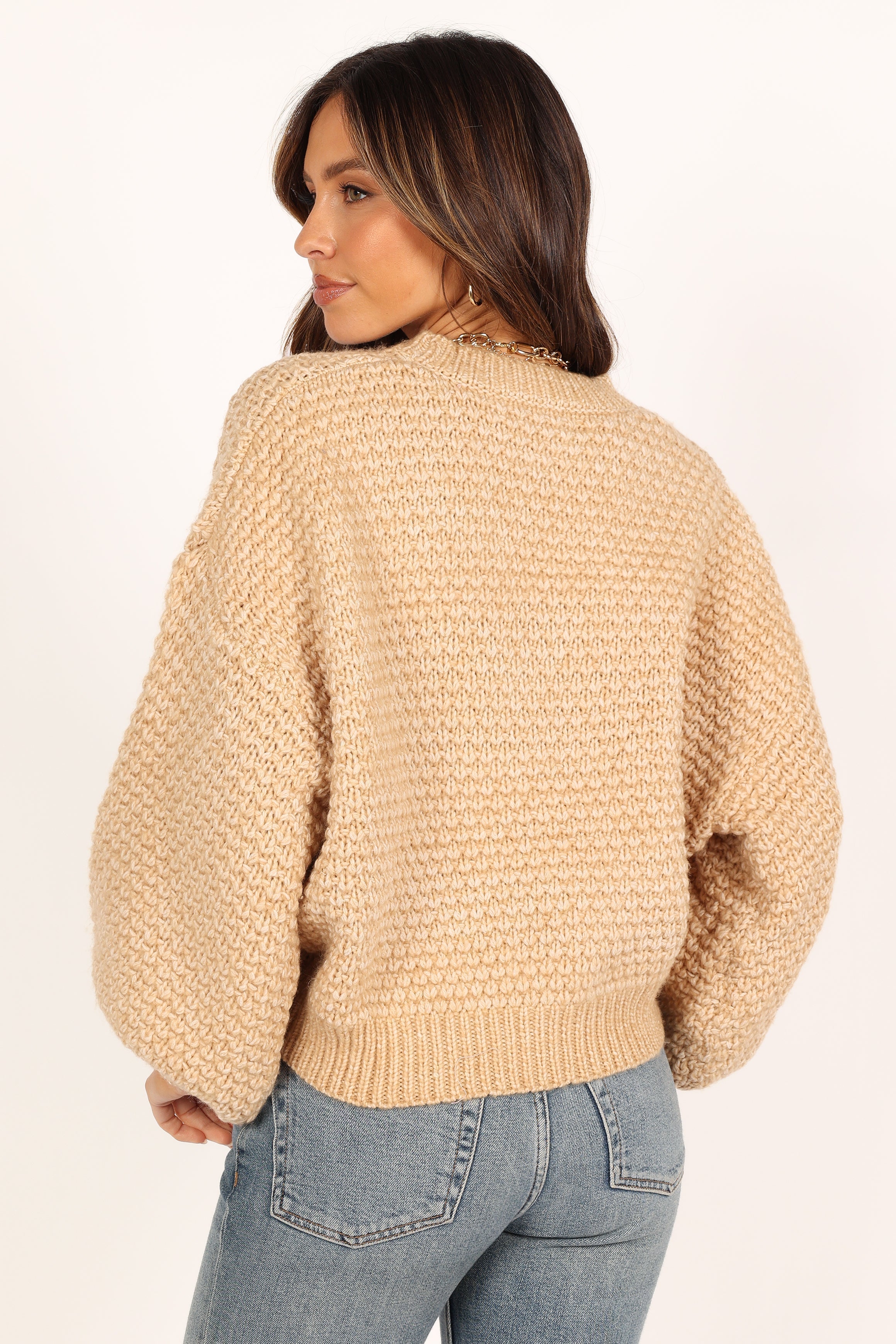 Ziggy Knit Sweater - Tan