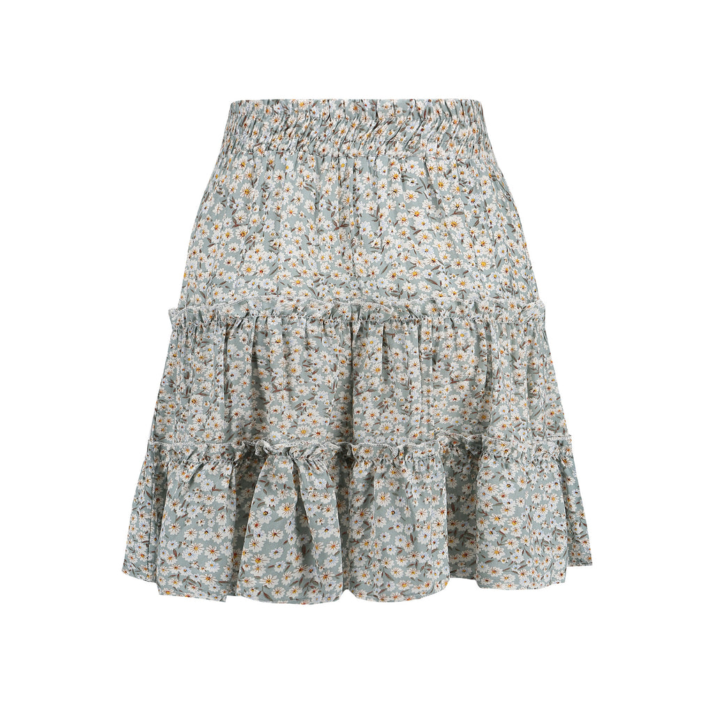 Boho Gypsy Geo Print Wraped Hi Lo Skirt – Gabi Swimwear