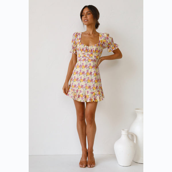 Tulip Floral Mini Dress