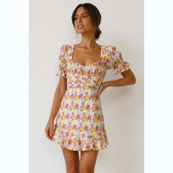 Tulip Floral Mini Dress