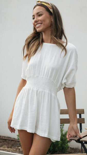 Innocent White Romper