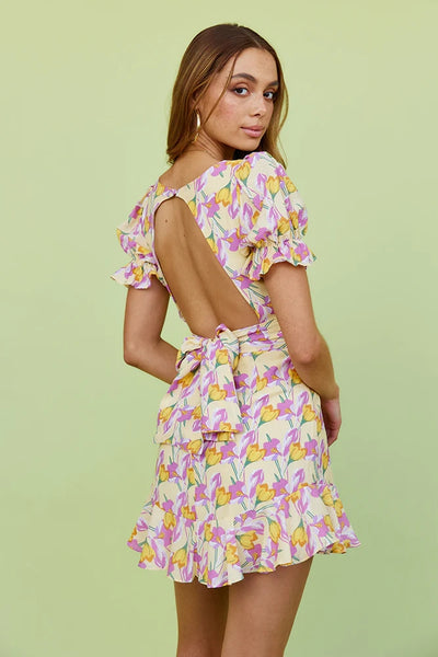 Tulip Floral Mini Dress