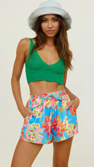 Forest Green Knit Crop Top
