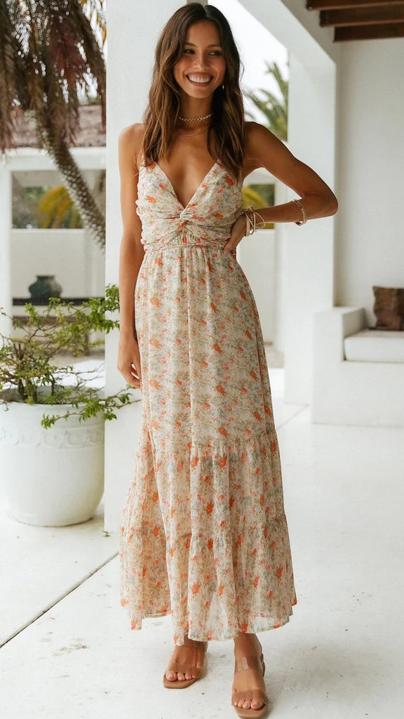 Garden Floral Slip Midi Dress Gabi Swimwear Garden Floral Slip Midi Dress Gabi Swimwear