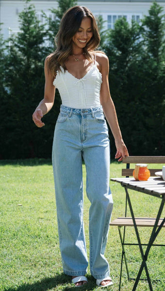 White Cami Crop Top