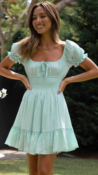 Mint Green Mini Dress Gabi Swimwear Mint Green Mini Dress Gabi Swimwear