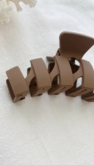Chocolate Hair Claw Clip